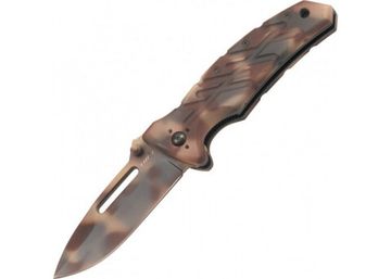 Складной нож Ontario XM-1D DesertCamoPlainEdge ONT/8760 c клинком из стали Böhler N690, рукоять алюминий