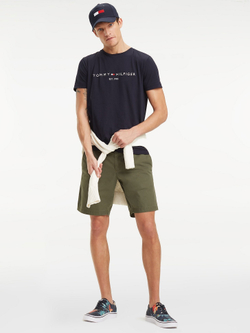 Футболка Tommy Hilfiger Organic Cotton Tommy Logo Sky Captain