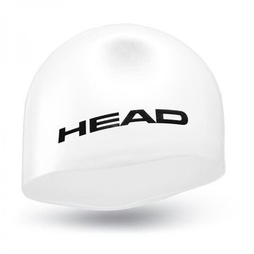 Шапочка силиконовая Head Silicone Moulded белая объемная