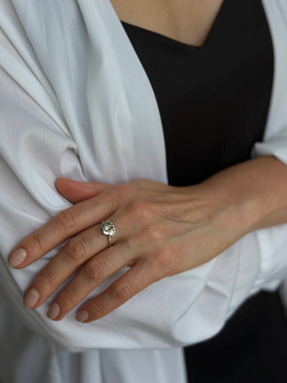 Кольцо 94012124 серебро 925° размер 17,5