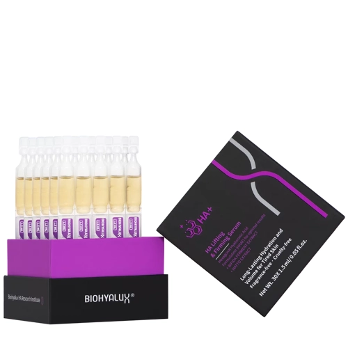 Сыворотка с гиалуроновой кислотой для повышения упругости и лифтинга кожи | BIOHYALUX HА LIFTING&FIRMING SERUM 30х1,5 мл
