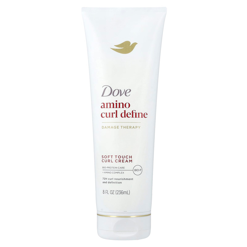 Dove, Amino Curl Define, крем для вьющихся волос, для вьющихся и кудрявых волос, 236 мл (8 жидк. унций)