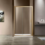 Душевая дверь Vincea Garda VDS-1G115CLG 115 стекло прозрачное/профиль брашированное золото