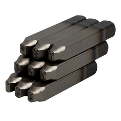 Набор ударных клейм 5 мм, цифры, 9 предметов, хвостовик HRC 40 KING TONY 11509SQ05