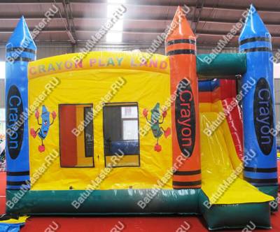 Надувной батут "Карандашики", 5*5*4,5 м