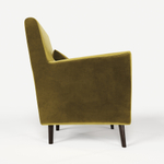 Кресло мягкое Грэйс Z-7 (Желтый) на высоких ножках с подлокотниками в гостиную, офис, зону ожидания, салон красоты.