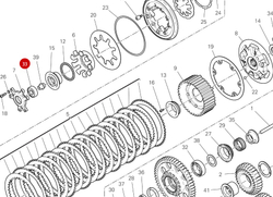 Ducati Оригинальный подшипник сцепления 70250531A