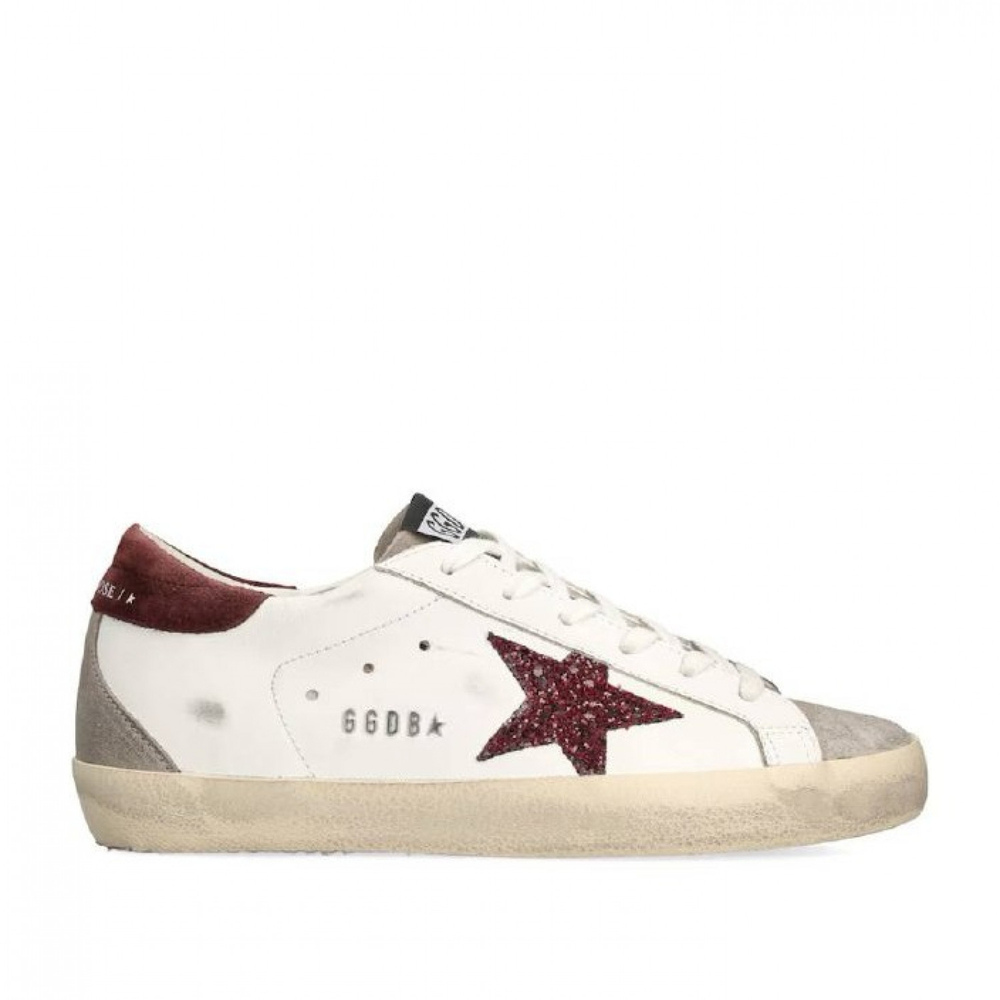 Golden Goose Super Star Glitter Red