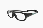 Спортивные очки с диоптриями Demetz Softness R / Black / Light Mint Colorless Cat.0