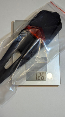 Крыло заднее со стоп-сигналом (универсальное) мотоцикл, питбайк, мопед