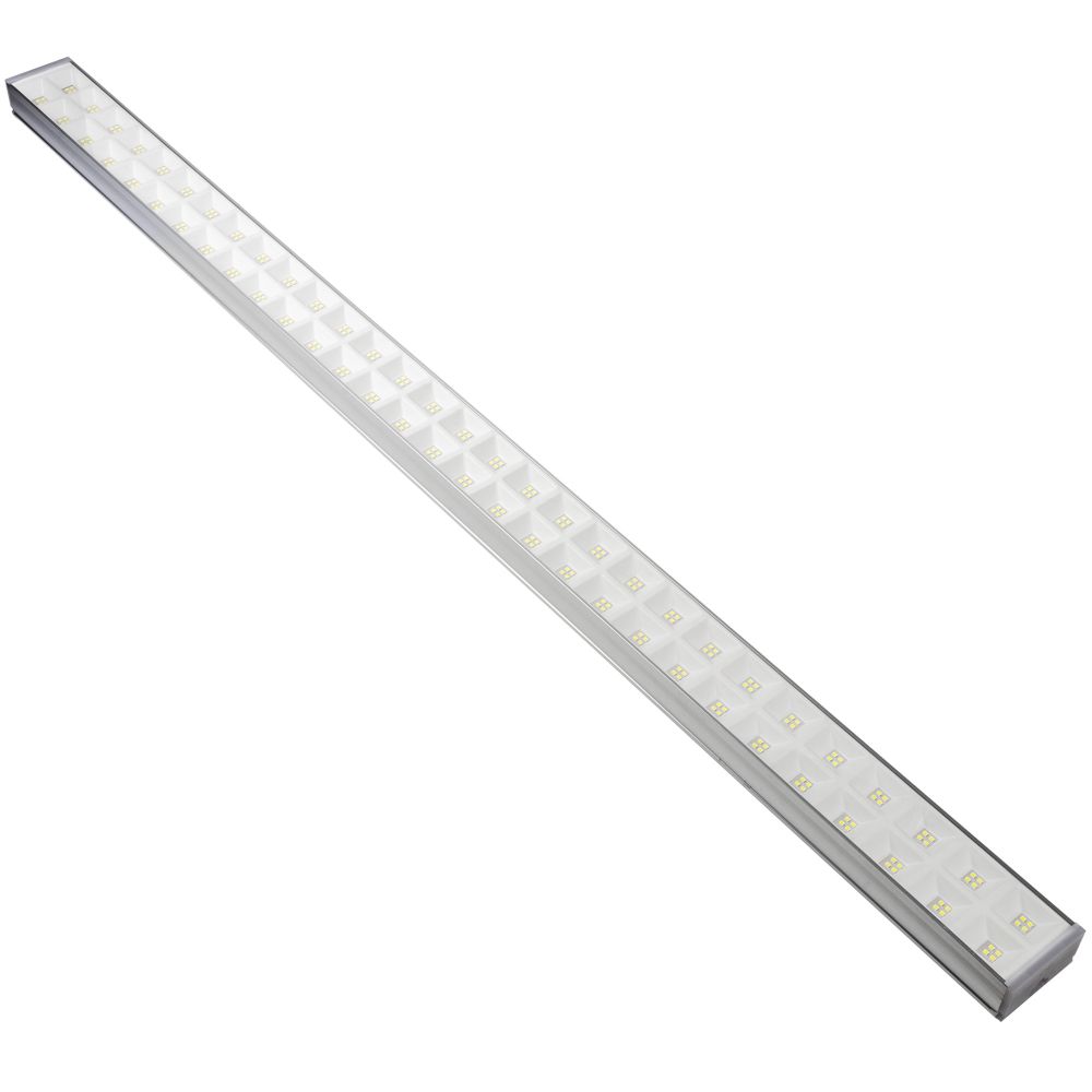 ULO-FL120C-100W/4000K/K SILVER LINKABLE Светильник светодиодный накладной, соединяемый. Белый свет (4000K). Корпус серебристый. Угол 120 градусов. ТМ