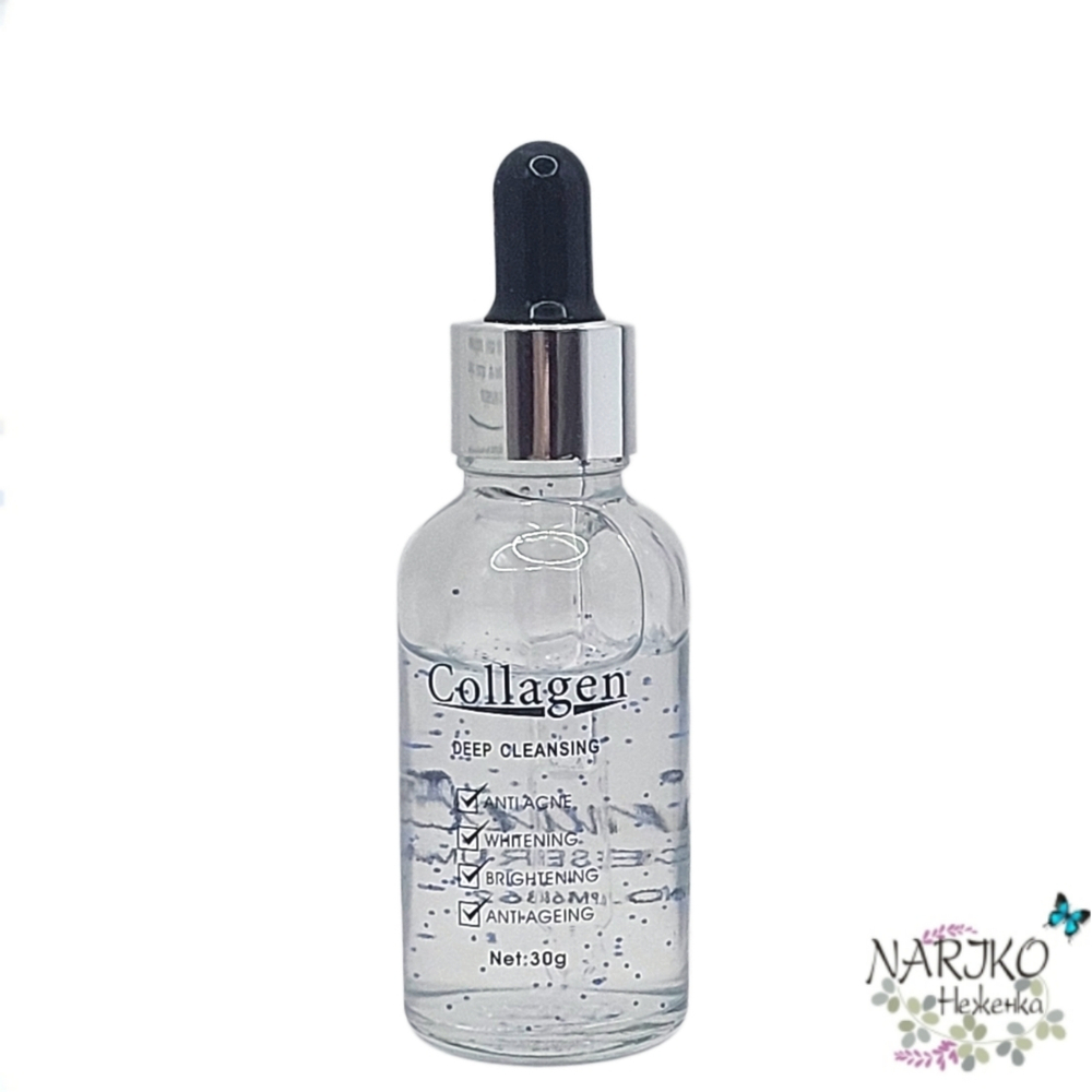 Сыворотка для лица отбеливающая PEI MEI Collagen Deep Cleansing Snail Face Serum Коллаген и Муцин улитки, 30 гр.