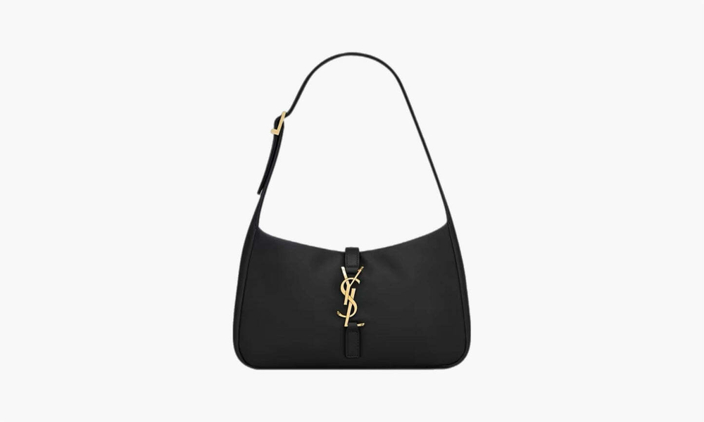 Сумка Saint Laurent Le 5 À 7 Padded Limbskin Leather Bag "Noir"