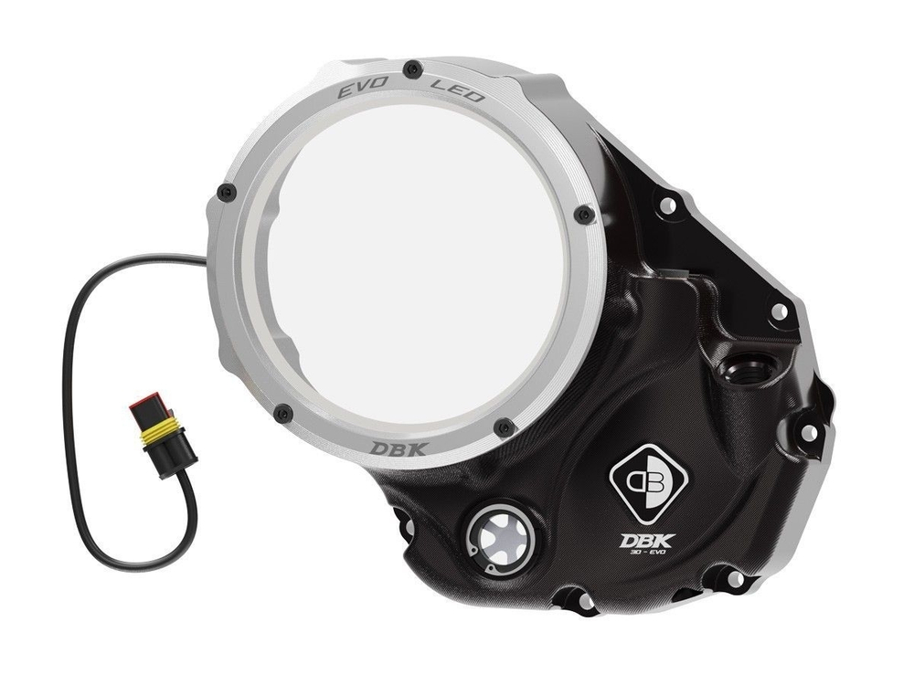 CCDVL10 DBK EVO LED CLEAR CLUTCH COVER (MTS V2, M 937)