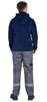 Куртка флисовая на молнии с капюшоном (толстовка)