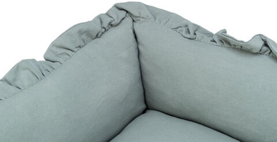 Лежак Amelie, прямоугольный с бортиком, 80 х 60 см, шалфей