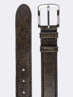 Ремень хаки "Рептилия" OLA OLA