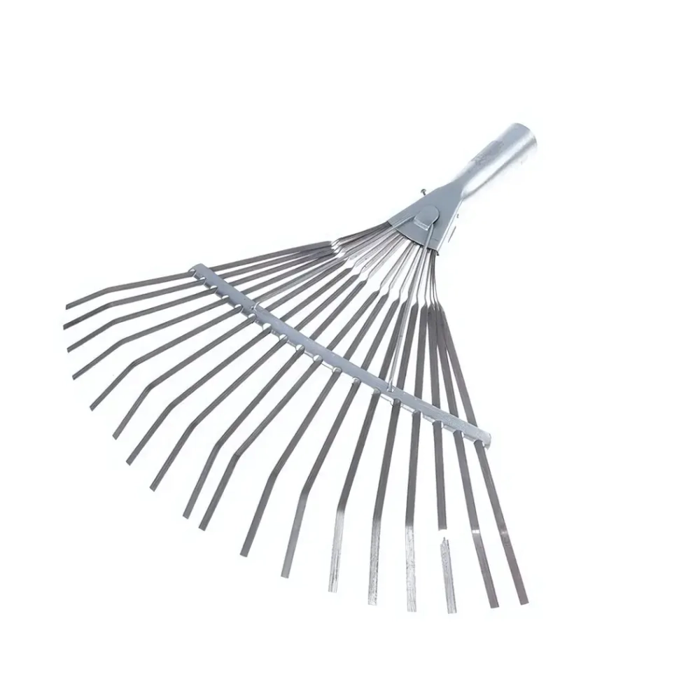 Грабли веерные пластинчатые порошковой окраски 18 зубьев