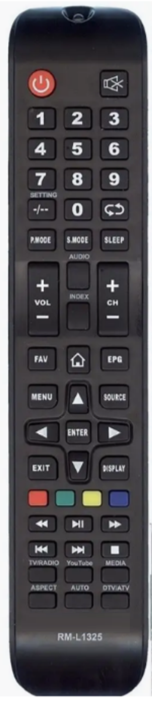 Пульт Универсальный RM-L1325 для DEXP/DNS/DOFFLER