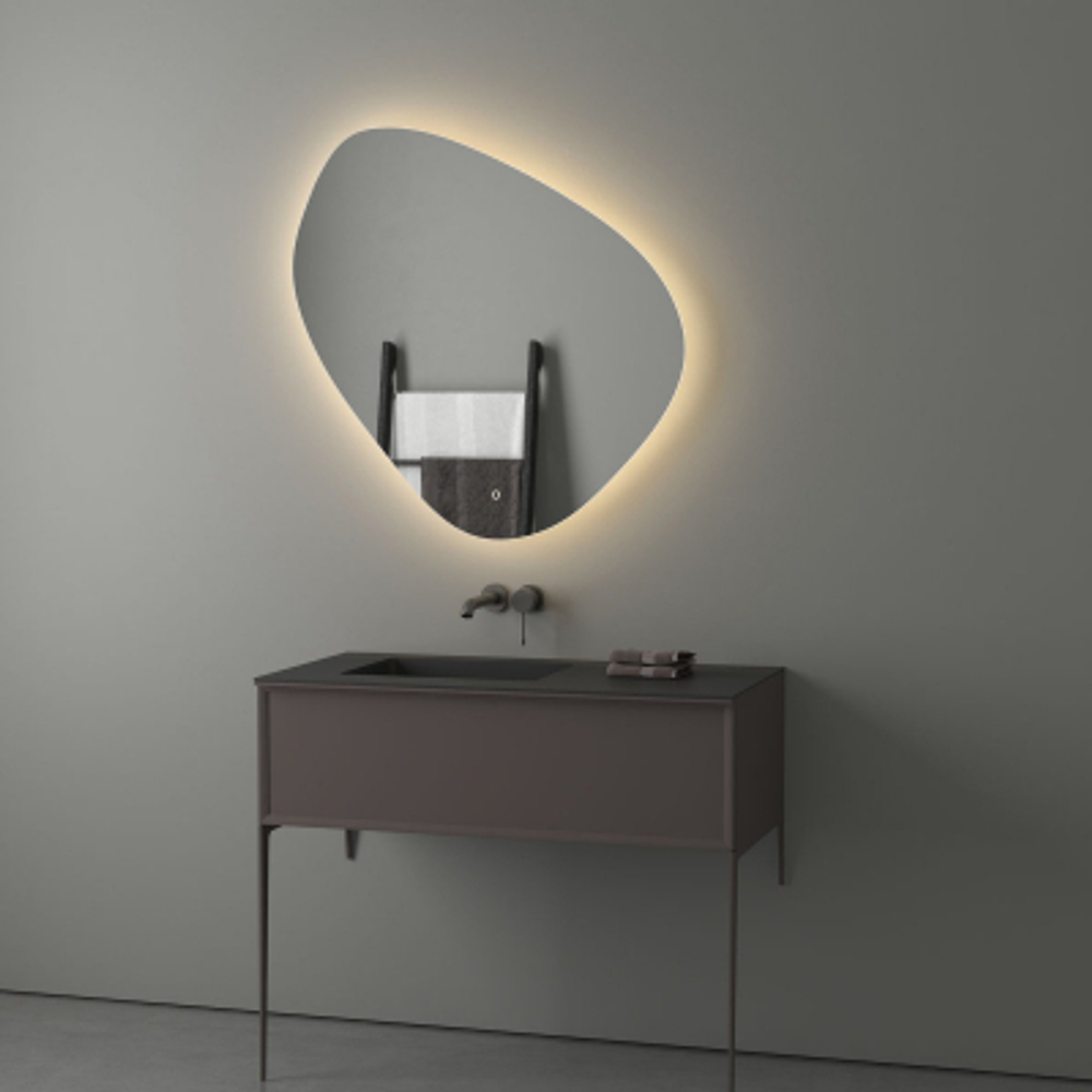 Зеркало Evoform с LED-подсветкой 25 W 90х90 см Сенсорный выключатель Теплый белый свет