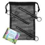 Набор из 3 черных шприцев для лубриканта b-Vibe BV-023