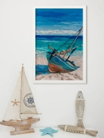 Картина на стену для интерьера на холсте 33*48 см