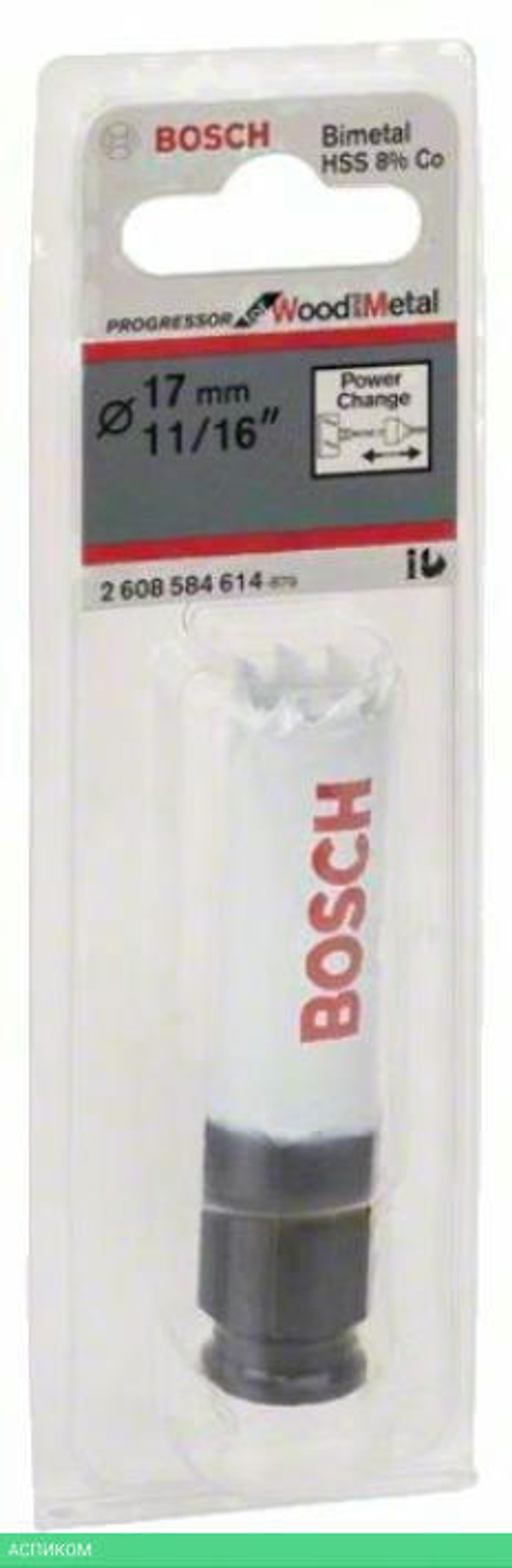 Коронка Bosch Progressor 17мм 2.608.584.614
