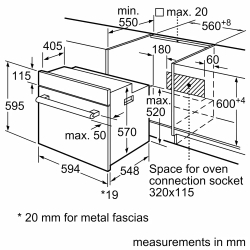 Электрический духовой шкаф Bosch HBF512BW1T