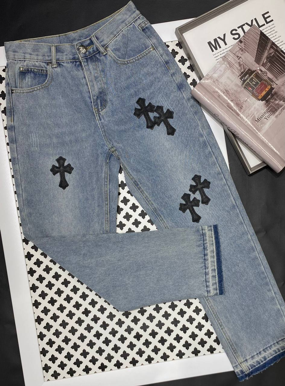 Джинсы Chrome Hearts