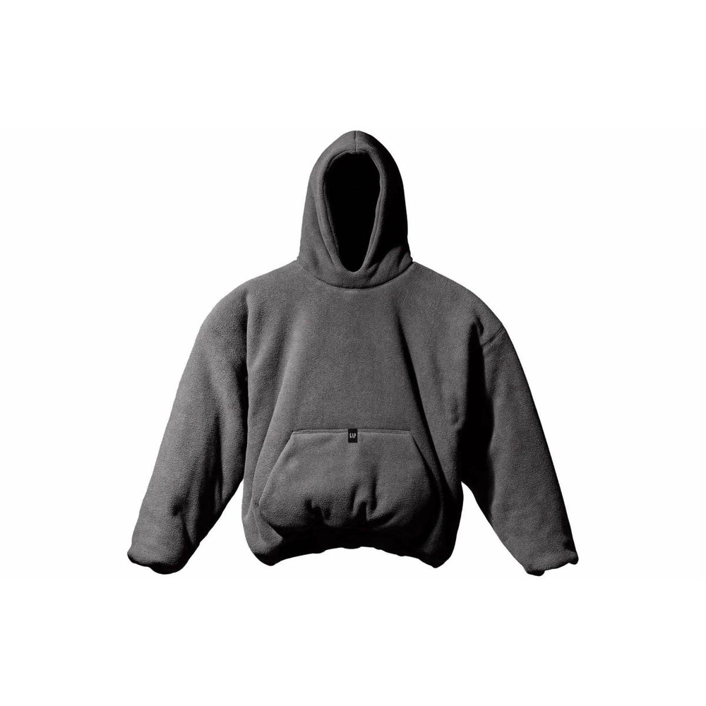 YEEZY x GAP x Balenciaga Polar Fleece Hoodie, темно‑серый