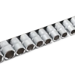 Набор головок 12пр. 1/2''6гр.(10-19,22,24мм), на планке Forsage F-4121-5