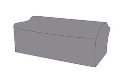 Защитный чехол на диван Кальяри, трехместный 212,5×88×68, цвет светло-серый