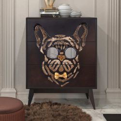 Ручка мебельная Саймон Бант Амбер