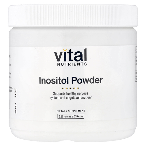 Vital Nutrients, инозитол в порошке, 225 г (7,94 унции)