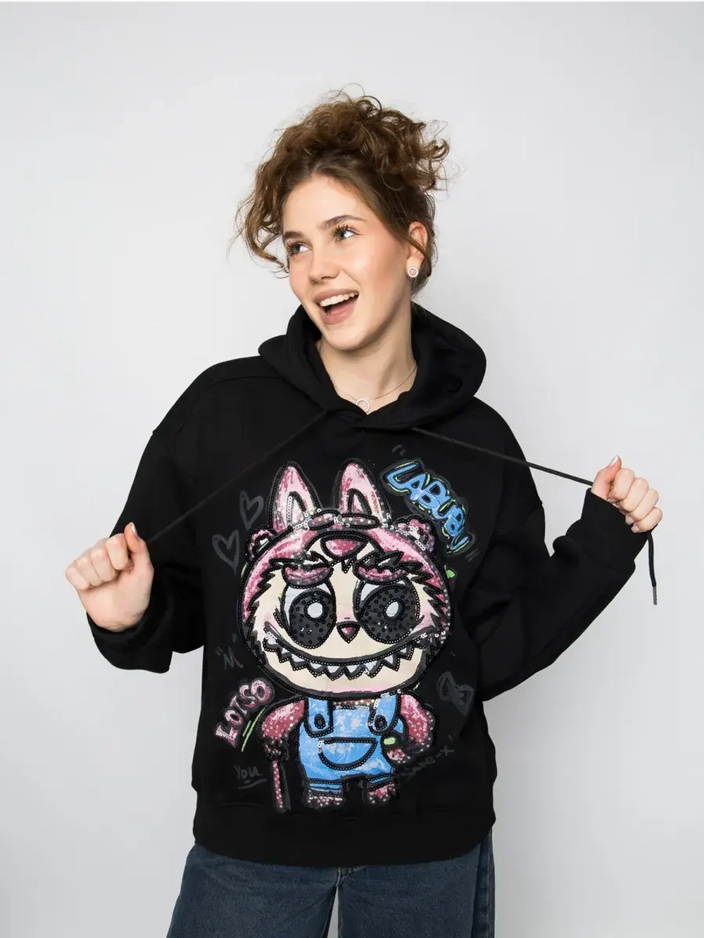 Толстовка утепленная с капюшоном