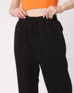 Купить Брюки Джоггеры FOS Женские Черные Брюки Джоггеры FOS Женские Черные