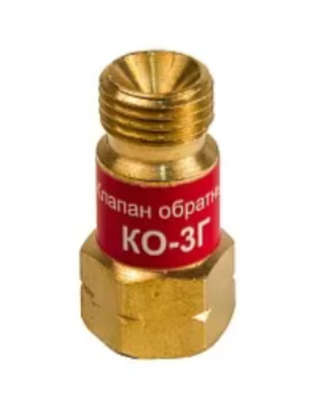 Клапан обратный КЕДР КО-3Г (пропан, ацетилен), на вход резака /горелки, М16х1,5LH левая резьба