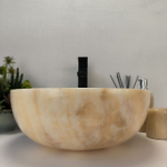 Раковина из оникса Bowl Yellow TinLip BO-63045 40*40*15 40