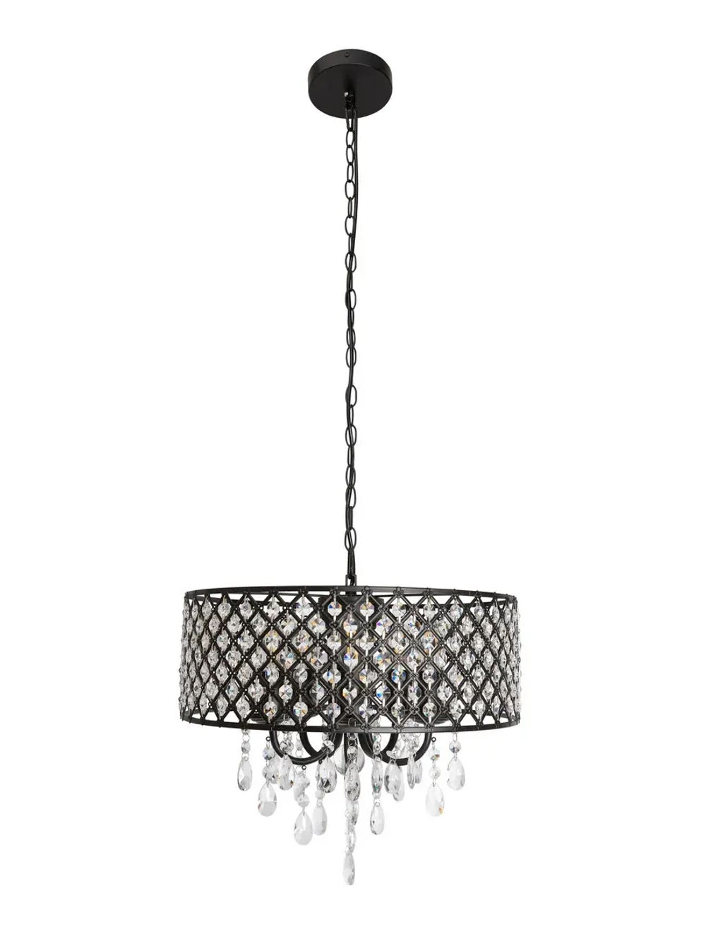 Люстра подвесная лофт хрусталь 5*E14*40