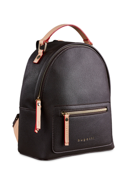 Фото рюкзак женский BUGATTI Ella тёмно-коричневый полиуретан с гарантией
