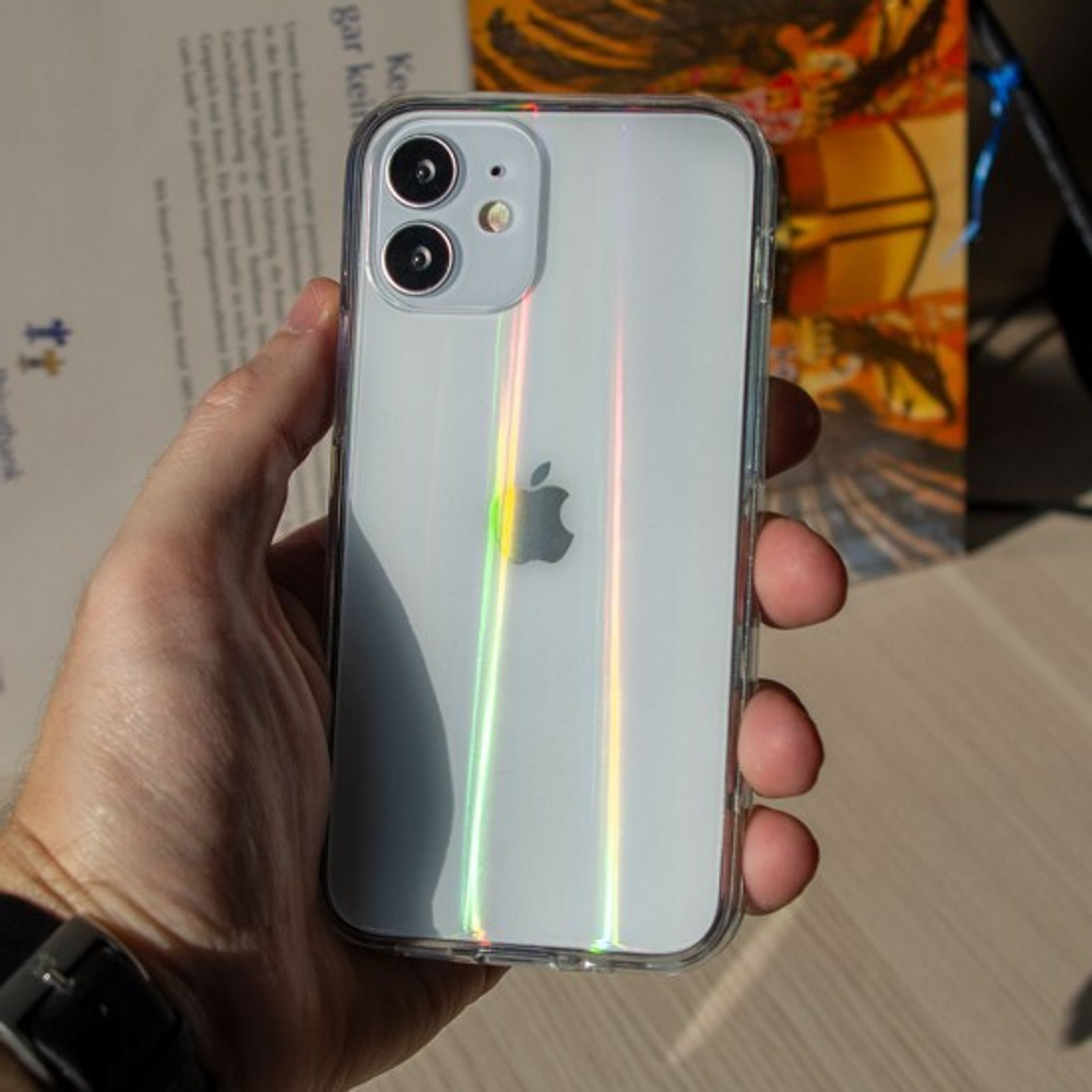 Силиконовый чехол Laser для iPhone 12 Mini, 012002