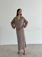 Кардиган SORAYA, бежевый меланж