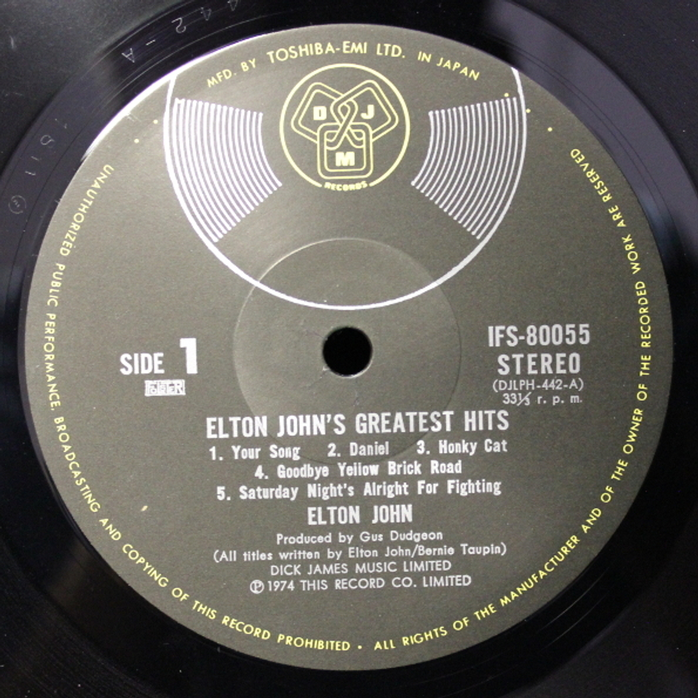 Elton John / Greatest Hits (LP)
