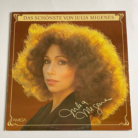 Винтажная виниловая пластинка LP Julia Migenes Das Schonste Von Julia Migenes (ГДР 1987)