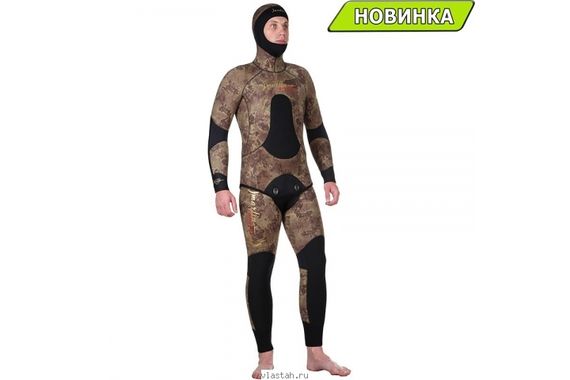 Гидрокостюм Marlin Camoskin Oliva 9 мм раздельный