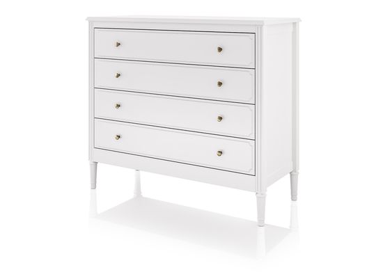 Комод Elit 4 ящика (белый)