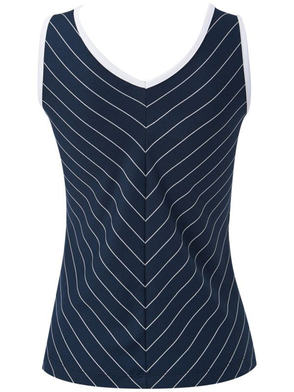 Женский топ теннисный Fila Top Caroline W - peacoat blue/white stripe
