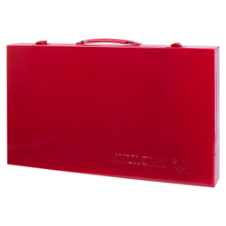 KING TONY (9564MR) Набор торцевых головок с принадлежностями 1/4"+3/8"+1/2", 6-гранные, 4-32 мм и E10-E18, 62 предмета