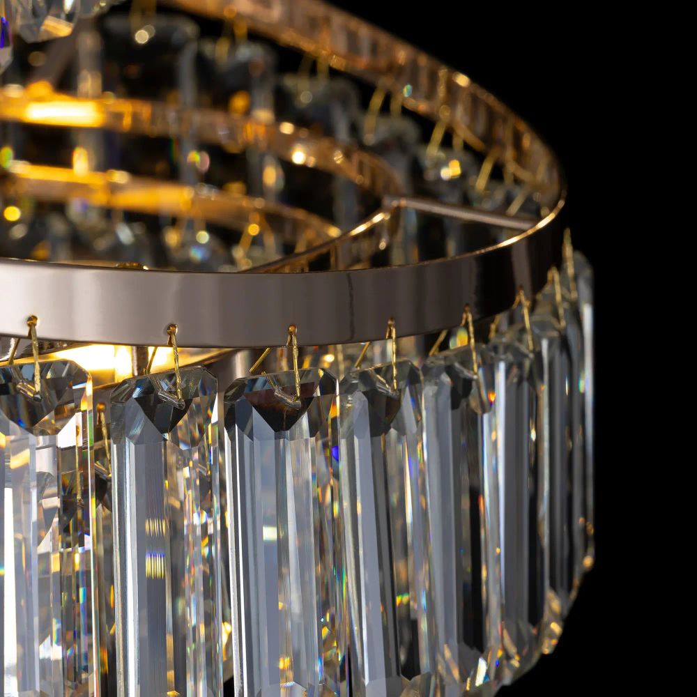 Citilux NAIAD CL315162 Люстра хрустальная подвесная Золото