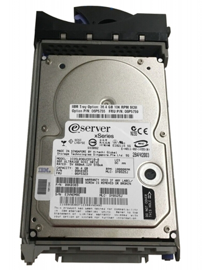 Жесткий диск IBM 36Gb Ultra320 10K Hot-Swap для x236x336x346 32P0729